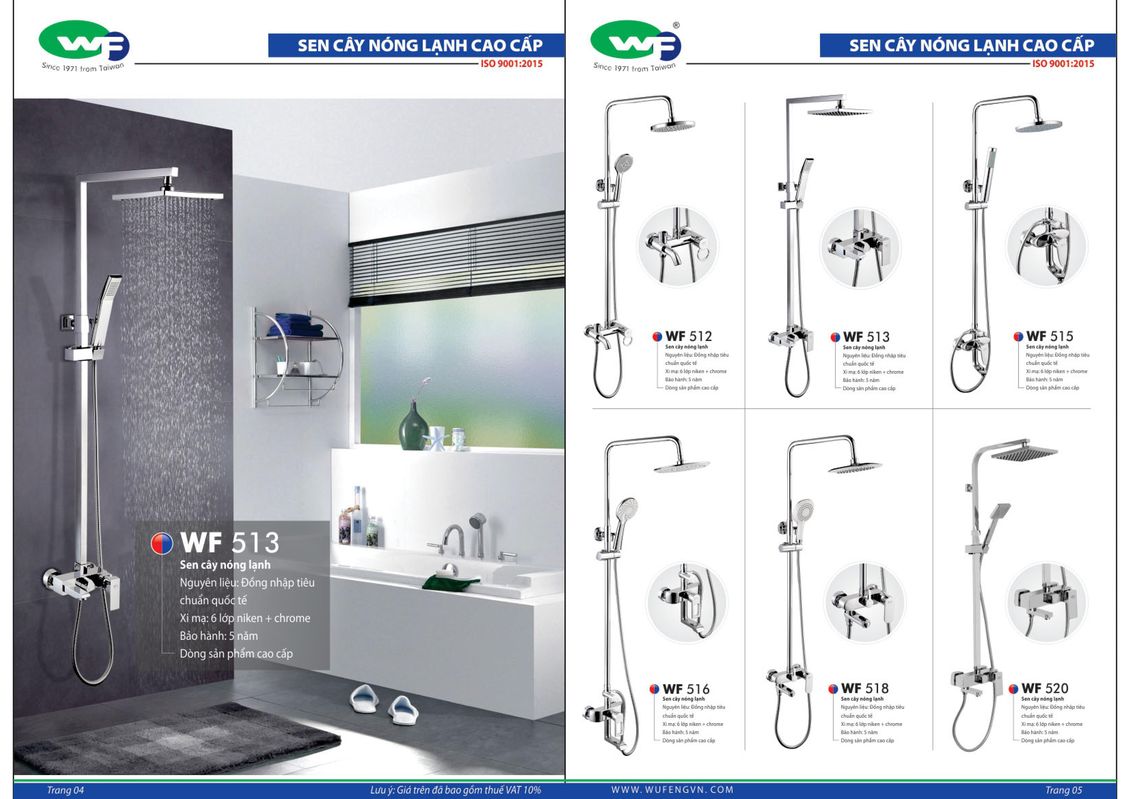 Sen vòi WUFENG Bảng giá và Catalogue mới nhất /Page 4